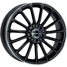 GLOSS BLACK MIRROR RING